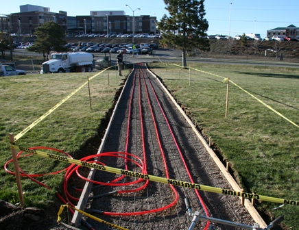 Geothermal Sidewalk Construction Geothermal Sidewalk Construction