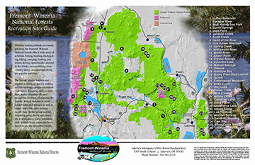 Fremont-Winema National Forest Map Fremont-Winema National Forest Map