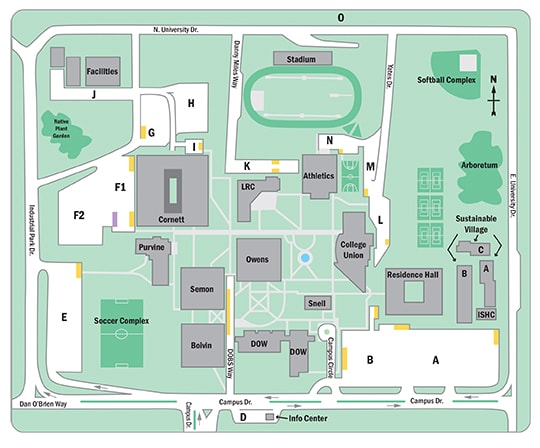 Ud Campus Map